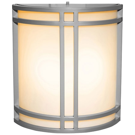 Access Lighting Artemis, 2 Light Outdoor Wall Mount, Satin Finish, Opal Glass 20362-SAT/OPL